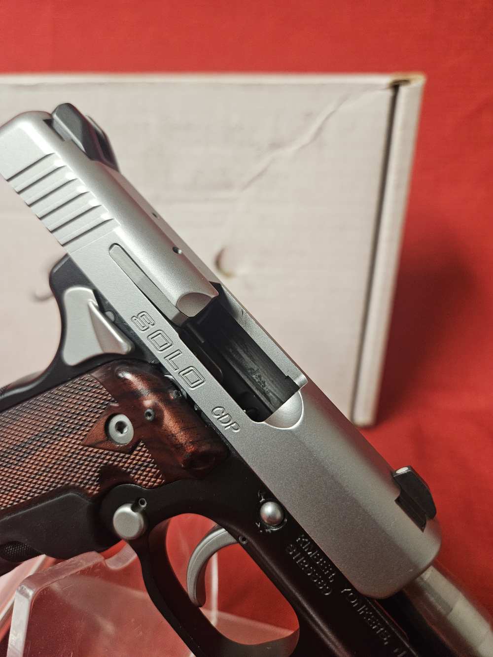 Kimber Solo CDP 9MM Luger W/CRIMSON TRACE LASER GRIPS-img-7