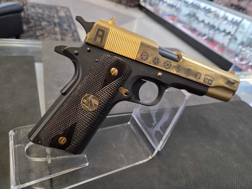 LIMITED COLT Colt Overlord Neptune D-Day Gold 1911 commemorative -img-3