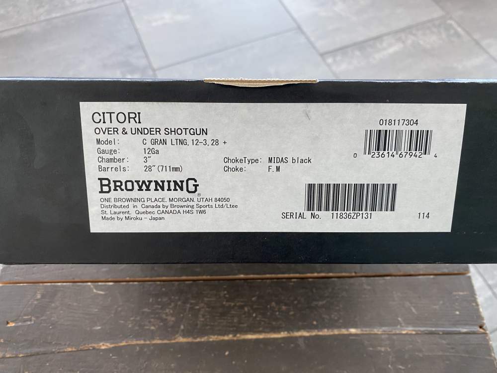 Browning Citori White Satin Stainless 12 Gauge New Old Stock Penny Auction -img-61