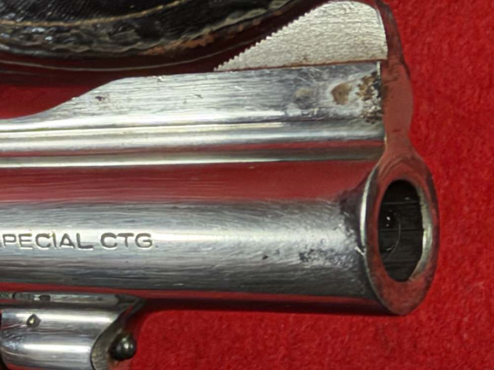Smith & Wesson S&W 15-3 38 Special 4" Nickel Revolver w/ Holster-img-3