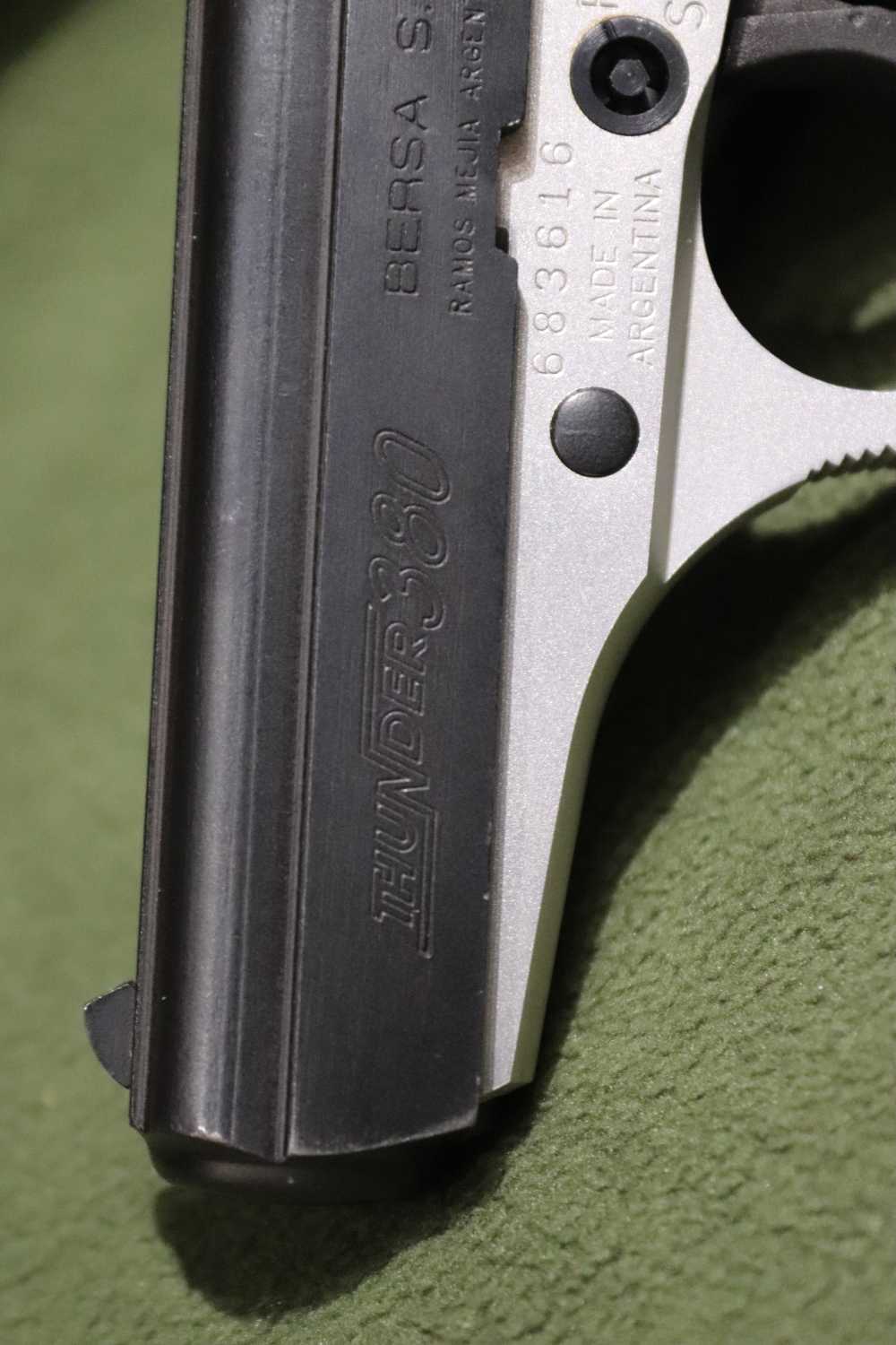 Bersa Thunder 380 W/ Crimson Trace Grips .380 Semiautomatic Pistol-img-7