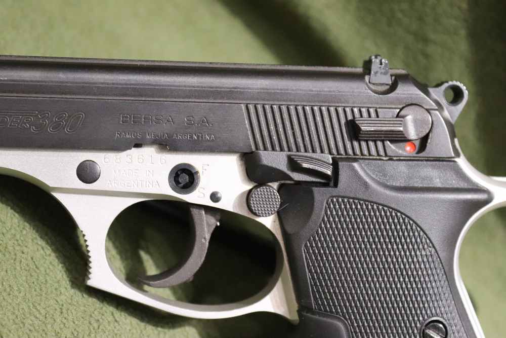 Bersa Thunder 380 W/ Crimson Trace Grips .380 Semiautomatic Pistol-img-6