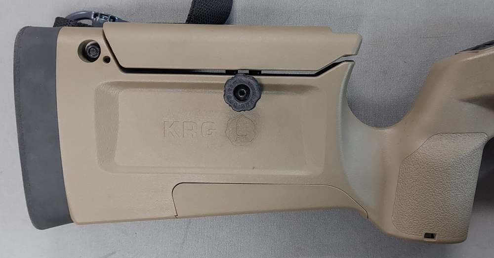 Used Howa 1500 Bolt-Action Rifle 6.5 Creedmoor 22" Barrel 5rd w/ KRG Stock-img-6