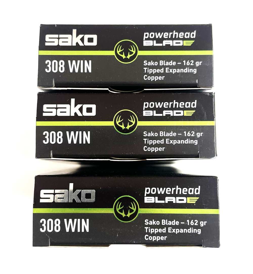 Sako Powerhead Blade 162gr 308 Win – Qty. 3 (60 rds)-img-0