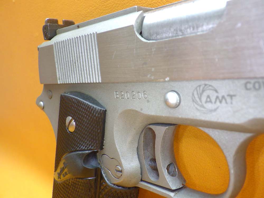 AMT Hardballer .45 ACP 5" Bbl Stainless 1911 Adj Sights Pachmayr Grip 8+1-img-4
