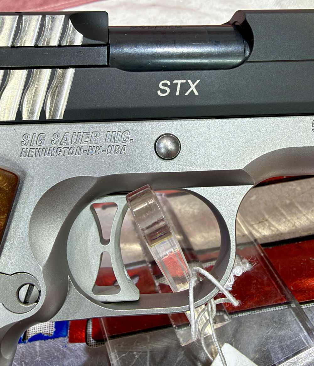 NIB SIG Sauer 1911 STX .45 ACP 5" Burled Maple Grips 2 Mags Two-Tone-img-5