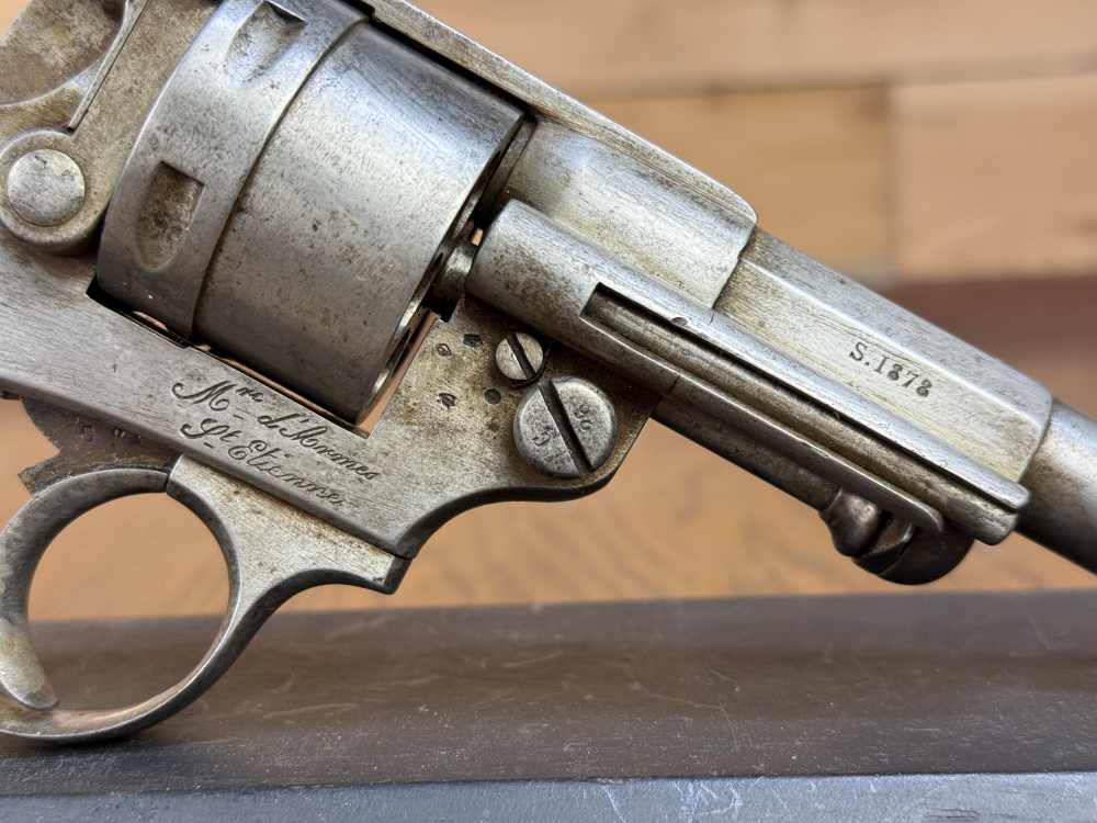 Antique French Mle 1873 Revolver St. Etienne 11mm all matching-img-12
