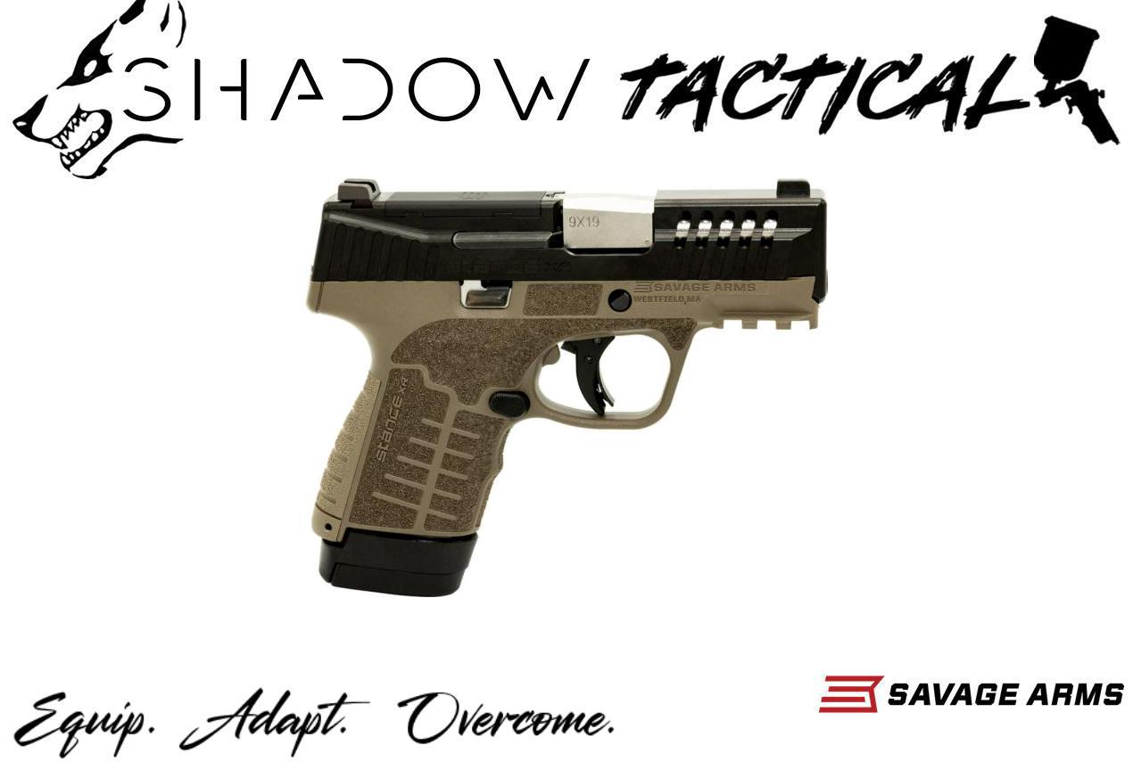 Savage 67064 Stance MC9MS, 9mm Luger, 13+1, Striker Fired, FDE Polymer-img-0