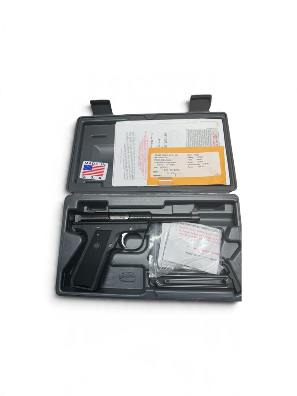 RUGER MARK III 22LR Blued New in box bought in 2010-img-5