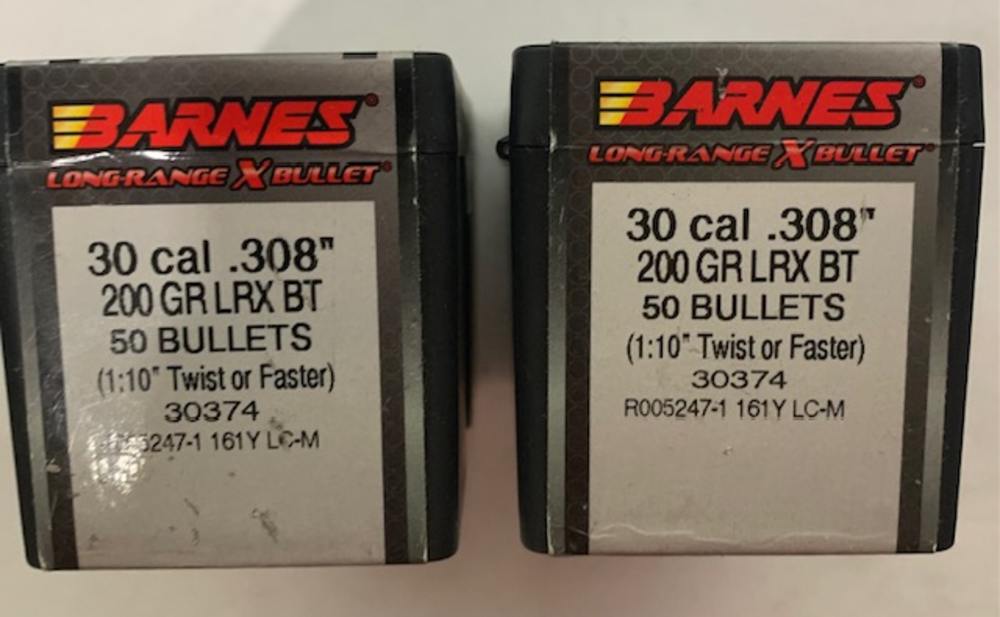 100 Count Barnes 30cal 200gr LRX BT part 30374-img-0