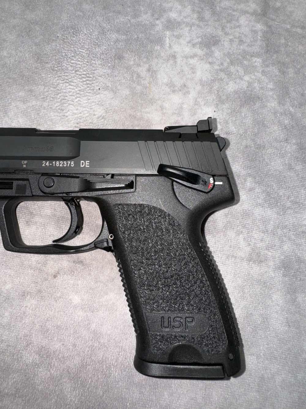 USED! HECKLER & KOCH USP EXPERT 9MM NO JET FUNNEL BOX 2 MAGS -img-9