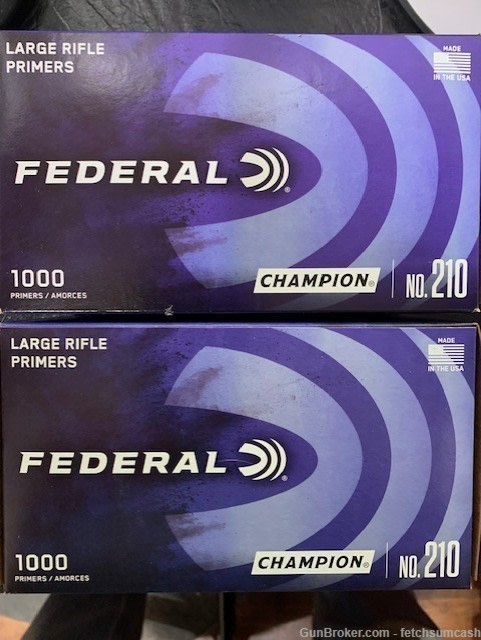 2000 Count Federal Large Rifle Primers no. 210-img-0