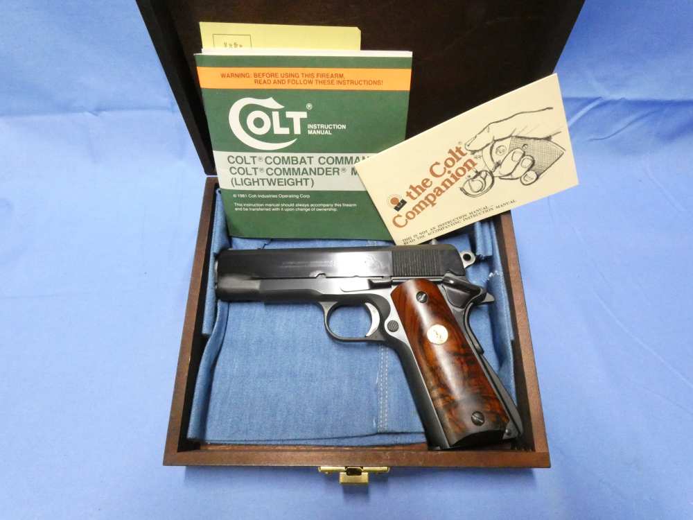 Minty 1982 Colt Combat Commander .45 ACP Possibly Unfired 4.25" w/display -img-0
