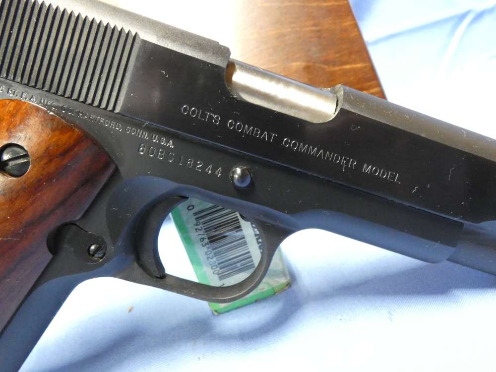 Minty 1982 Colt Combat Commander .45 ACP Possibly Unfired 4.25" w/display -img-12