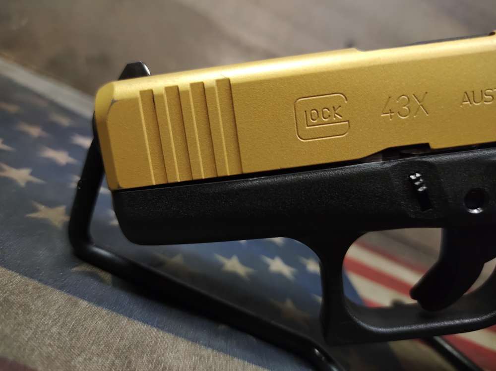 LOOK! APOLLO CUSTOMS GLOCK 43X 9mm Slim line 3.4"Brl w/Mag 10+1 PENNY NR-img-9
