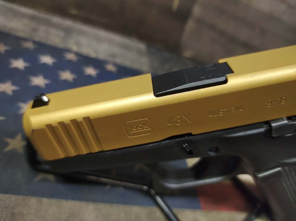 LOOK! APOLLO CUSTOMS GLOCK 43X 9mm Slim line 3.4"Brl w/Mag 10+1 PENNY NR-img-10