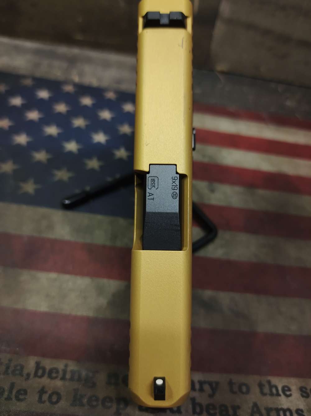 LOOK! APOLLO CUSTOMS GLOCK 43X 9mm Slim line 3.4"Brl w/Mag 10+1 PENNY NR-img-16