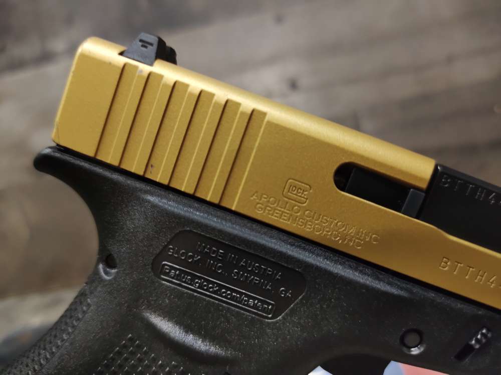 LOOK! APOLLO CUSTOMS GLOCK 43X 9mm Slim line 3.4"Brl w/Mag 10+1 PENNY NR-img-30