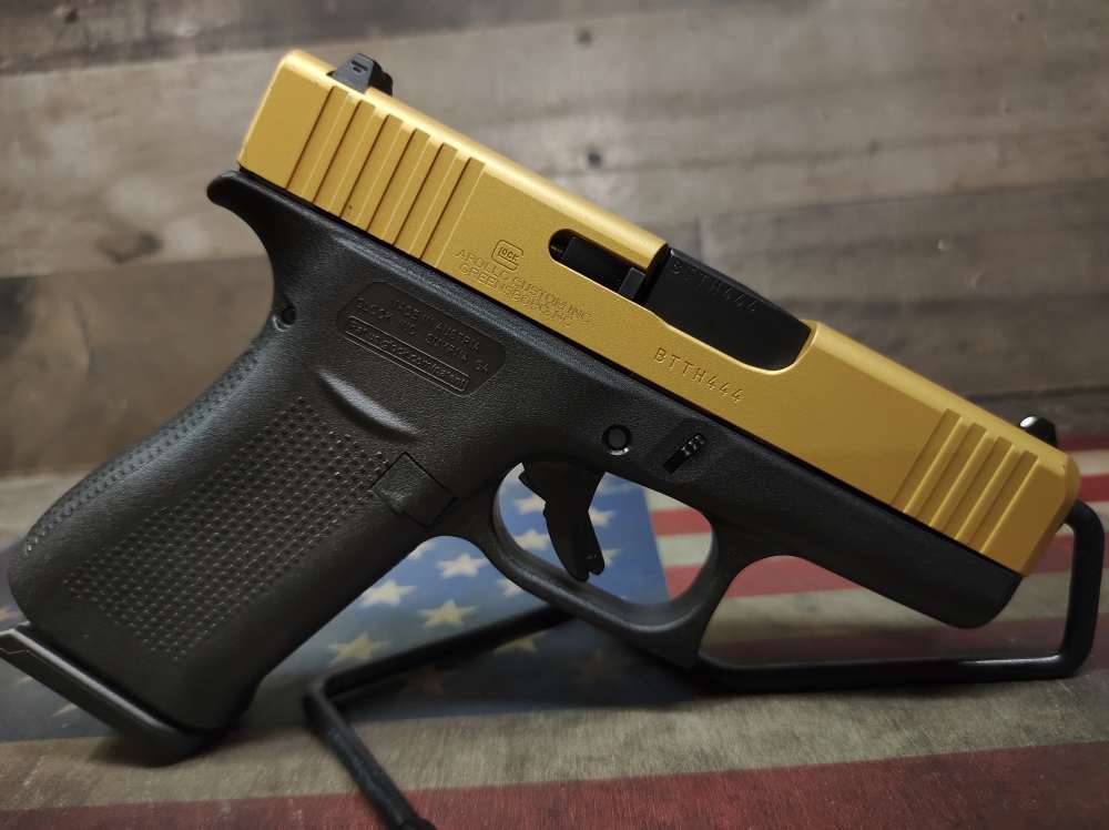 LOOK! APOLLO CUSTOMS GLOCK 43X 9mm Slim line 3.4"Brl w/Mag 10+1 PENNY NR-img-3