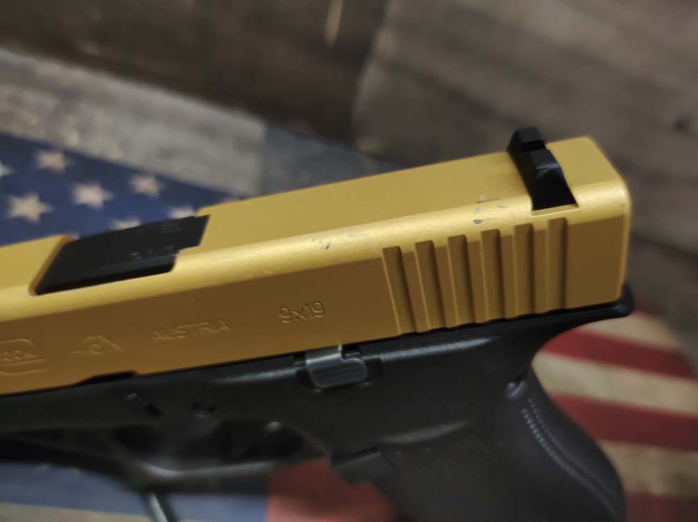 LOOK! APOLLO CUSTOMS GLOCK 43X 9mm Slim line 3.4"Brl w/Mag 10+1 PENNY NR-img-11