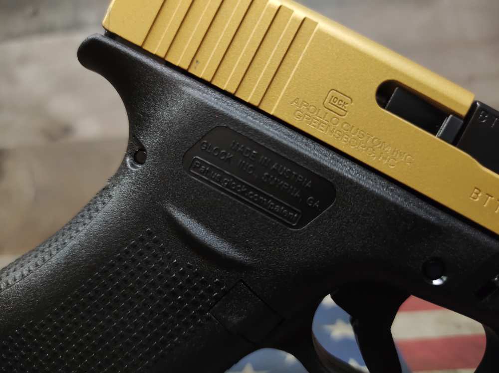 LOOK! APOLLO CUSTOMS GLOCK 43X 9mm Slim line 3.4"Brl w/Mag 10+1 PENNY NR-img-31