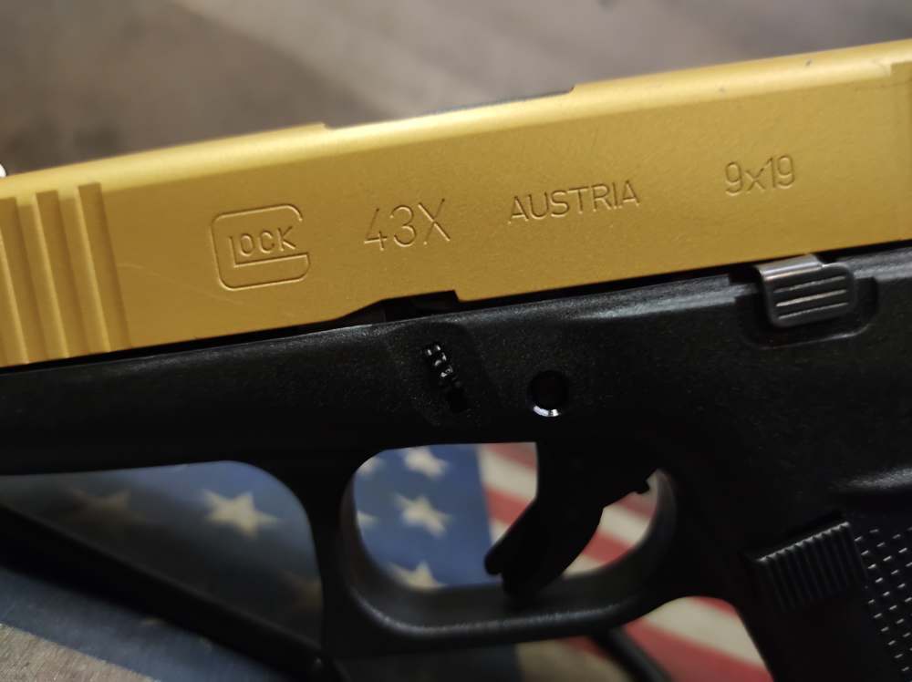 LOOK! APOLLO CUSTOMS GLOCK 43X 9mm Slim line 3.4"Brl w/Mag 10+1 PENNY NR-img-8