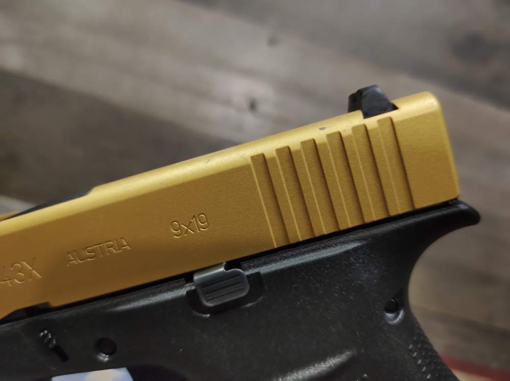 LOOK! APOLLO CUSTOMS GLOCK 43X 9mm Slim line 3.4"Brl w/Mag 10+1 PENNY NR-img-12