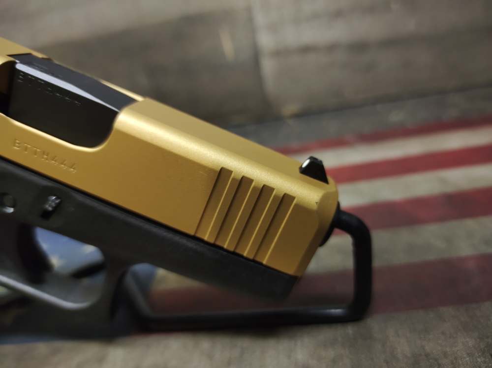 LOOK! APOLLO CUSTOMS GLOCK 43X 9mm Slim line 3.4"Brl w/Mag 10+1 PENNY NR-img-27