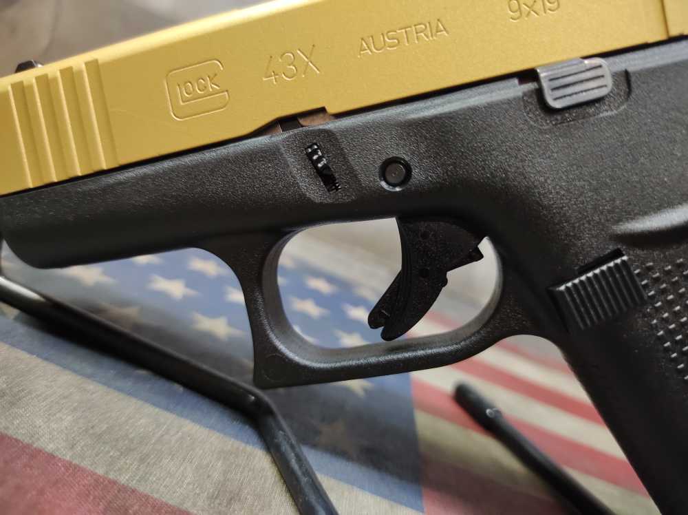 LOOK! APOLLO CUSTOMS GLOCK 43X 9mm Slim line 3.4"Brl w/Mag 10+1 PENNY NR-img-7