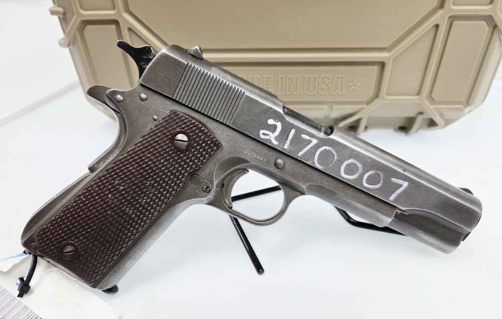 1945 WWII Remington Rand U.S. Army M1911 A1 .45ACP CMP Field Grade-img-2