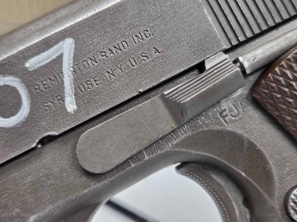 1945 WWII Remington Rand U.S. Army M1911 A1 .45ACP CMP Field Grade-img-7