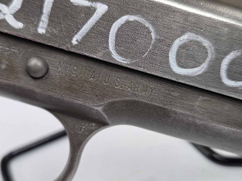 1945 WWII Remington Rand U.S. Army M1911 A1 .45ACP CMP Field Grade-img-4