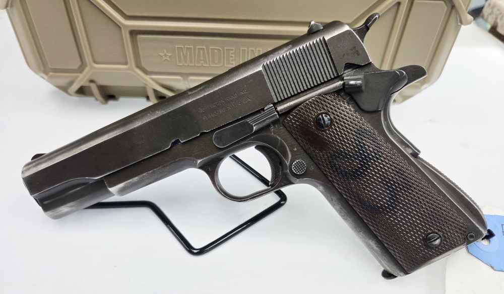1945 WWII Remington Rand U.S. Army M1911 A1 .45ACP CMP Field Grade-img-6
