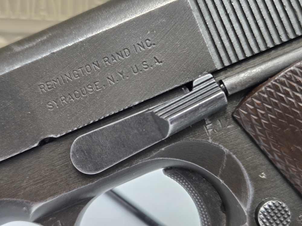 1945 WWII Remington Rand U.S. Army M1911 A1 .45ACP CMP Field Grade-img-7