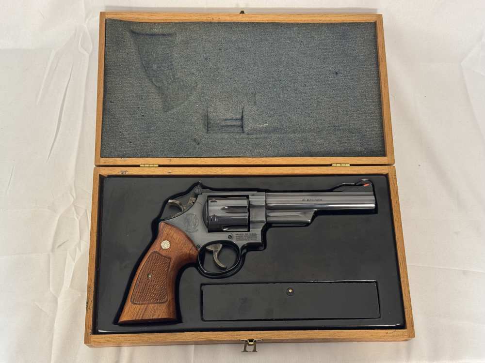 S&W Model 57 No-Dash 6in .41 Mag Pinned & Recessed w/ Presentation Case-img-2