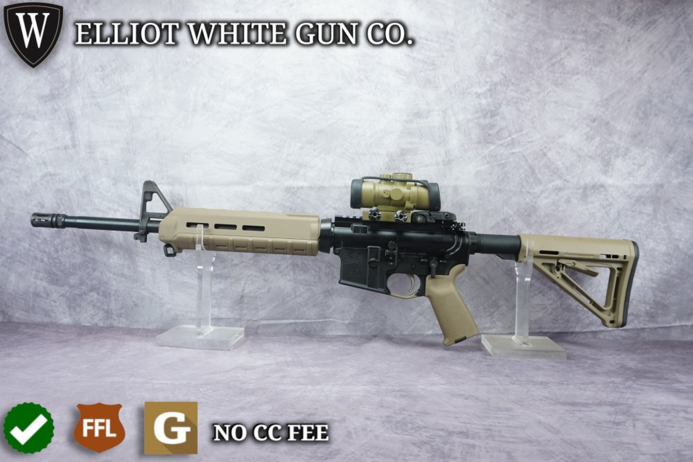 Custom AR-15 5.56 NATO 16" PSA PA-15 Lower FDE Magpul Furniture-img-0