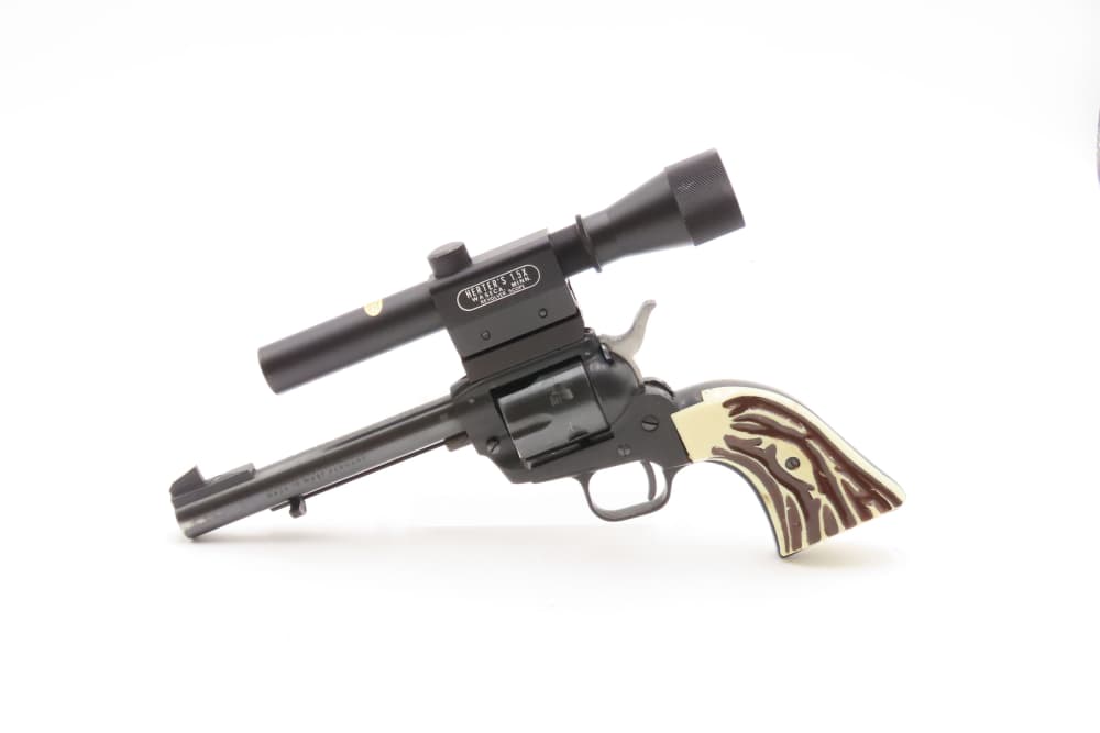 GERMAN 1970s Mfg. Herbert Schmidt Model 21S Single-Action Revolver .22 LR -img-2