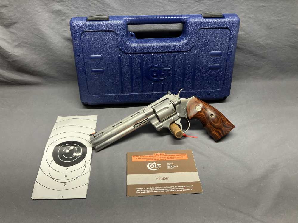 Gorgeous Colt Python Elite - .357 Magnum - 6" Barrel w/ Case - MFD 2000-img-0