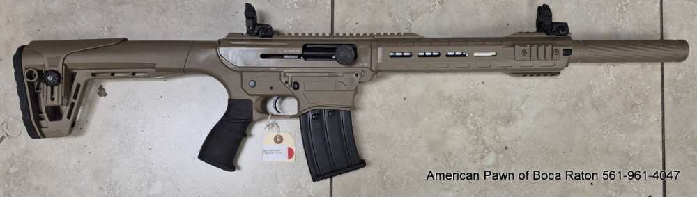 BOUNDKRAFT AT-12 TRP  HUNTING 12GA SHOTGUN 18" 3" MAGNUM SHELLS FDE FINISH-img-2