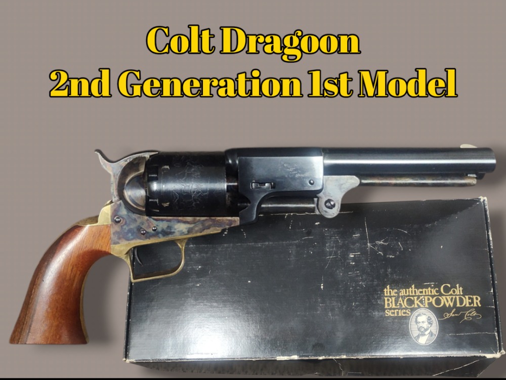 Colt Dragoon 2nd Generation 1st Model Blackpowder Revolver *No FFL*-img-0