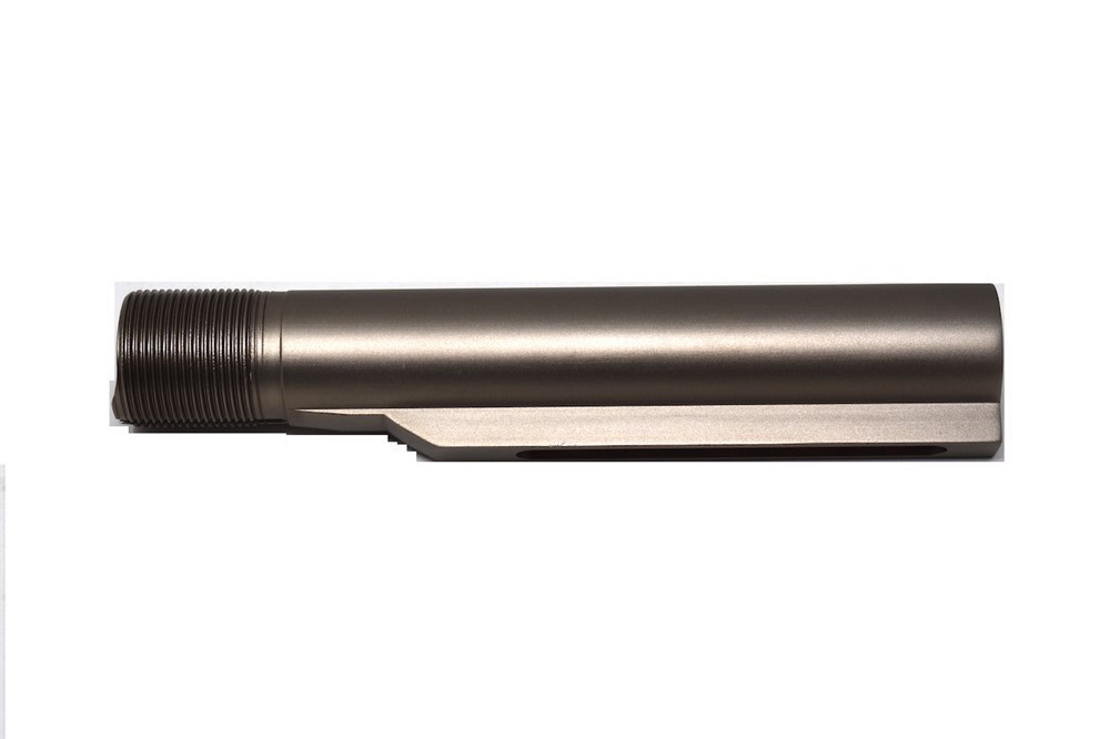 AR15 Burnt Bronze Mil-Spec Buffer Tube 6 Position adjustment-img-0
