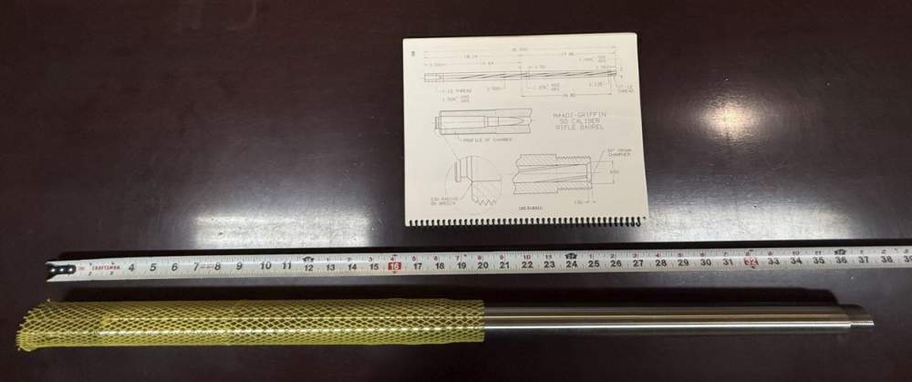 36in Lothar Walther 50bmg barrel / Maddi Griffin 50 bmg plans book-img-0