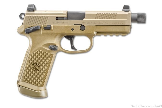 66968 fnx  threaded fde tactical new 15rd 45ap 45acp-img-0