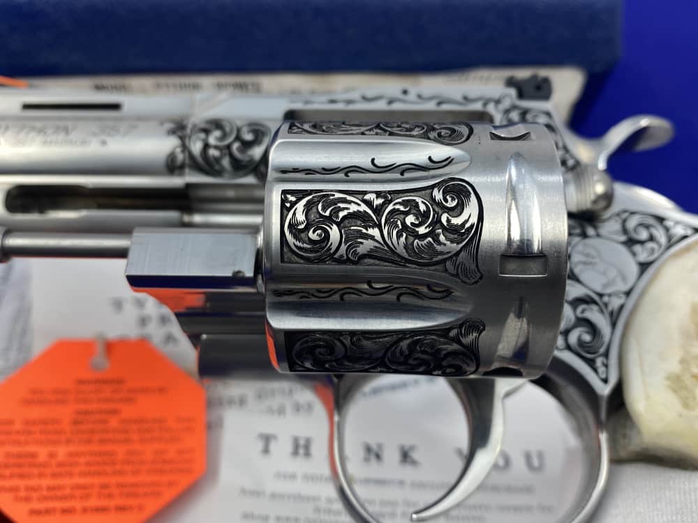 Colt Python 3" .357 Mag *LIPSEY'S/TYLER GUN WORKS PREMIER GRADE ENGRAVED*-img-15