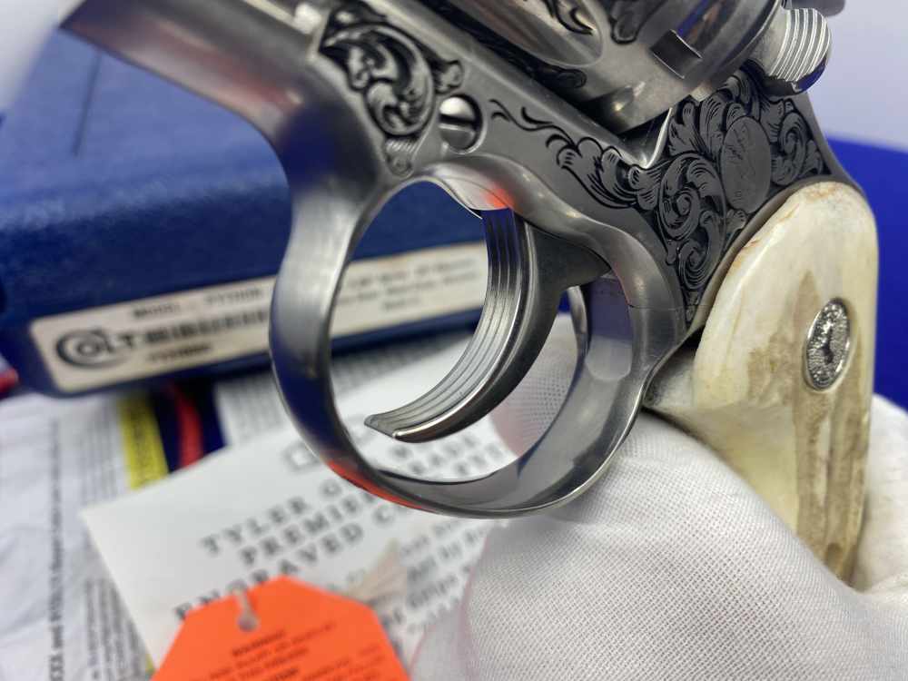 Colt Python 3" .357 Mag *LIPSEY'S/TYLER GUN WORKS PREMIER GRADE ENGRAVED*-img-30