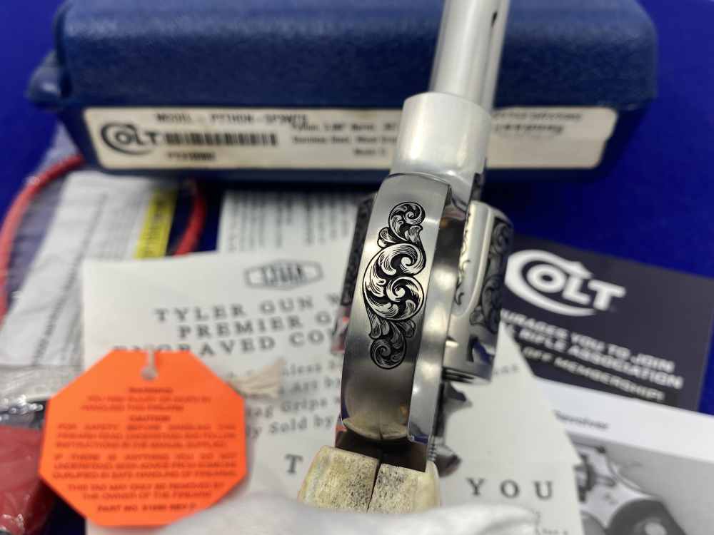 Colt Python 3" .357 Mag *LIPSEY'S/TYLER GUN WORKS PREMIER GRADE ENGRAVED*-img-24