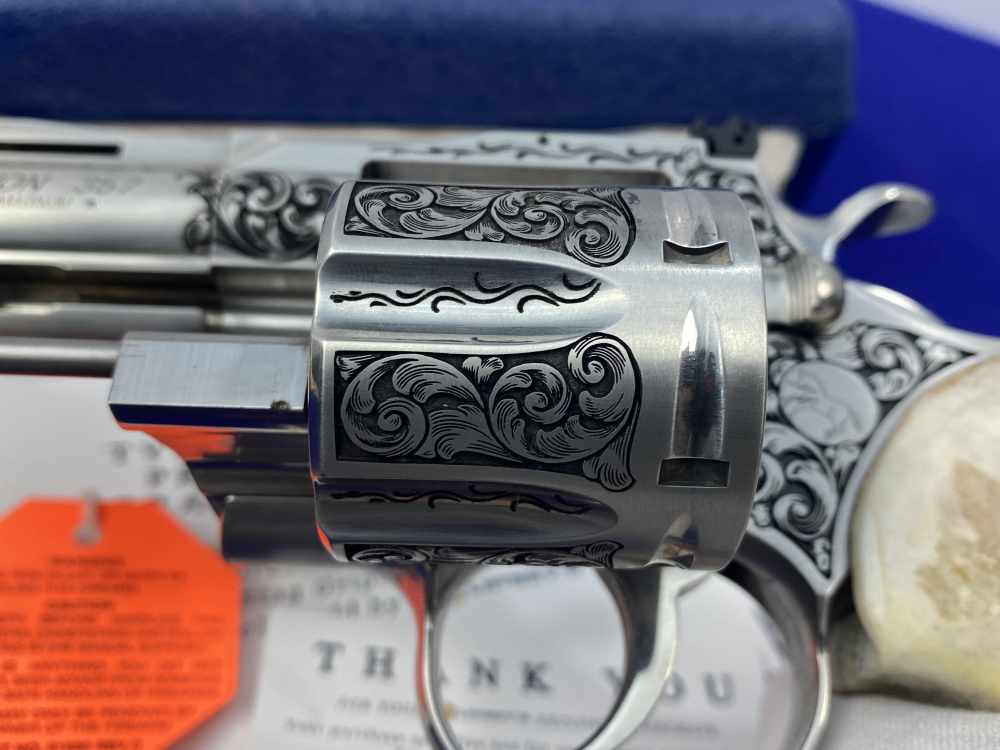 Colt Python 3" .357 Mag *LIPSEY'S/TYLER GUN WORKS PREMIER GRADE ENGRAVED*-img-16