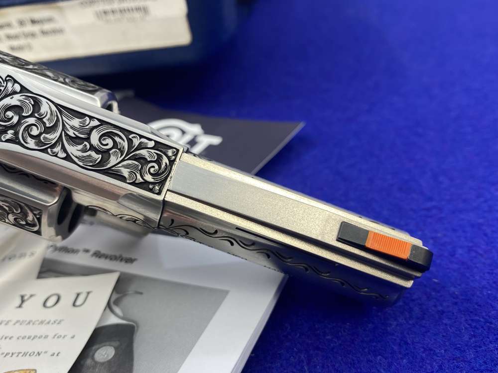 Colt Python 3" .357 Mag *LIPSEY'S/TYLER GUN WORKS PREMIER GRADE ENGRAVED*-img-14