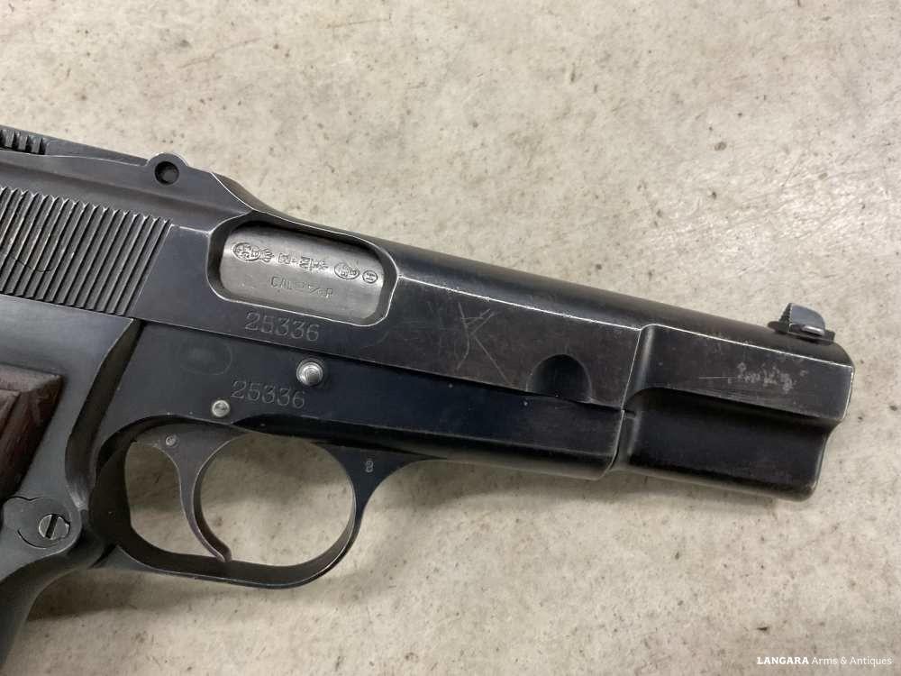 Pre WW2 Belgian FN 1935 Hi-Power 9MM Luger Matching serials C&R-img-2