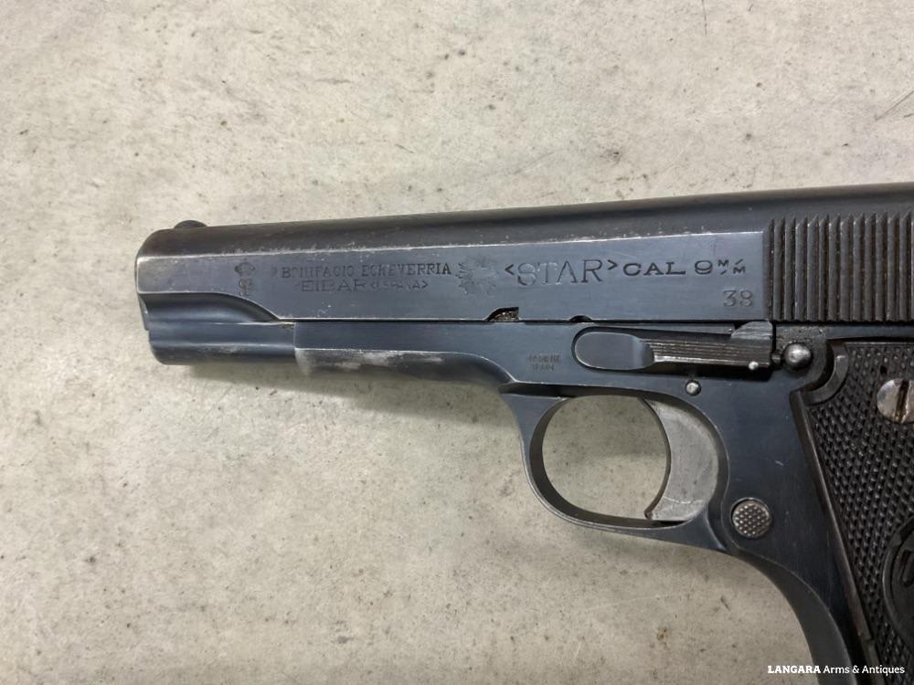 Spanish Guardia Civil Marked Star Model 1922 9MM Largo 2 Matching Mags-img-5